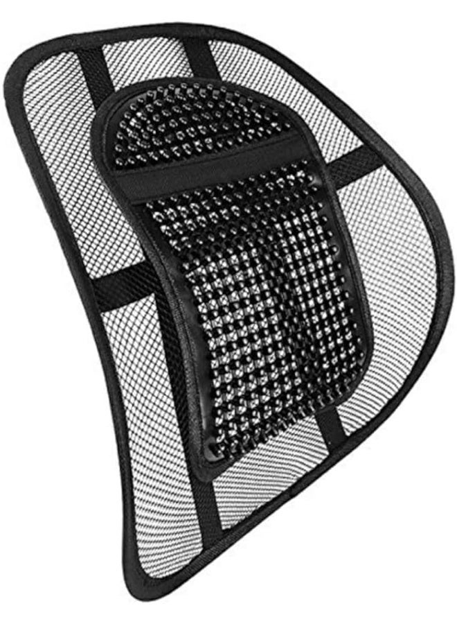 MTS وسادة دعم الظهر لكرسي السيارة مع تدليك ودعم قطني شبكي للتهوية - Image 1