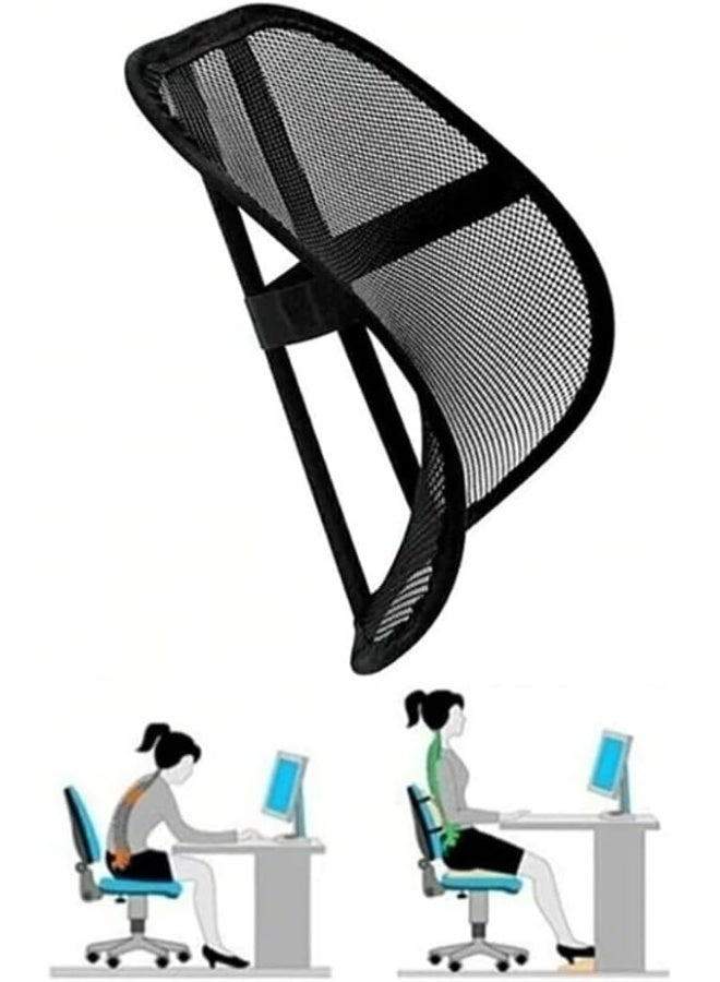 MTS وسادة دعم الظهر لكرسي السيارة مع تدليك ودعم قطني شبكي للتهوية - Image 5