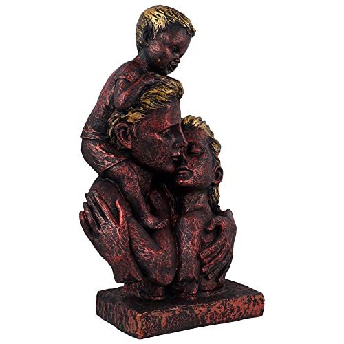 Zart Polyresin Loving Symbol Family Mother Father Child Showpiece for Home Shelves Decor Items for Family Home Decor showpiece (Multicolor) - Image 4