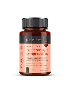 pureclinica Lycopene 50mg x 180 Tablets (6 Months Supply). 300% Strength of Regular Lycopene Tablets.  - Image 1