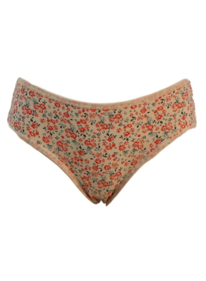 JOANNA JOANNA D103 Women's Heart & Floral Design Mid Rise 6-Pack Panties, Multicolor  - Image 5