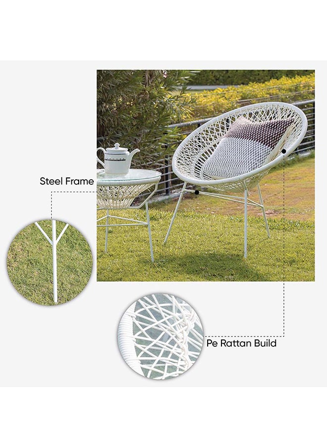 DANUBE HOME Spiral Balcony Set 2+1 Outdoor Relaxing Chair With Table Modern Furniture For Balcony And Garden  - Image 3