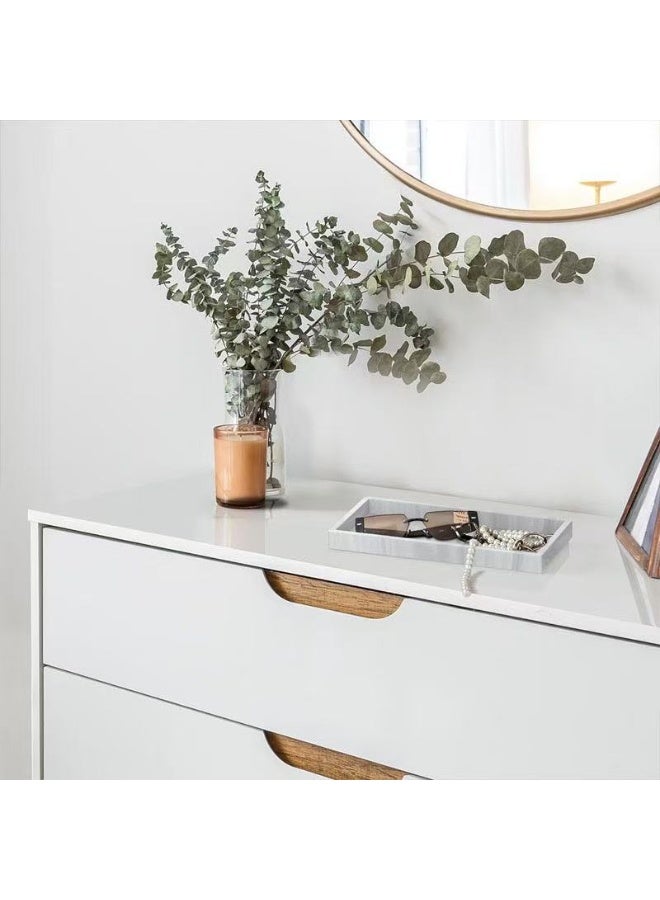 صينية تنظيم سيليكون رخامية – للحمام ومنضدة الغسيل والعناية الشخصية - Image 4