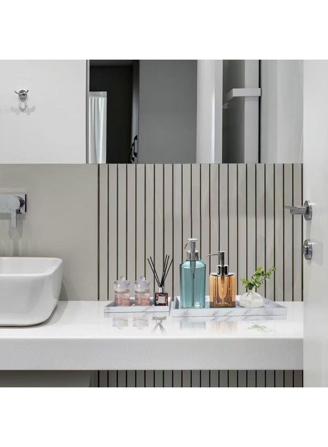 صينية تنظيم سيليكون رخامية – للحمام ومنضدة الغسيل والعناية الشخصية - Image 5