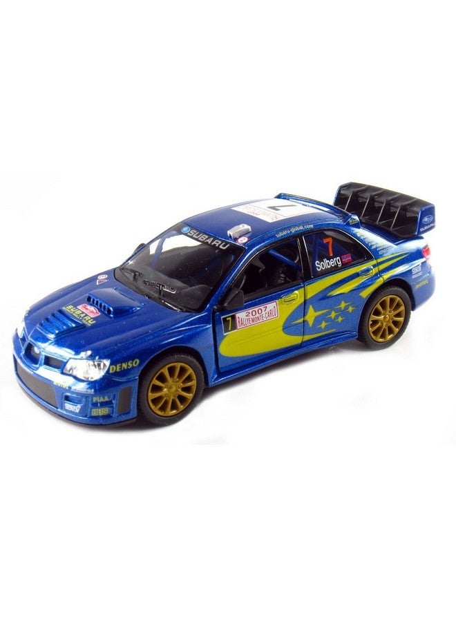 KiNSMART 2007 Subaru Impreza WRC Racing Edition 5 Inch 1:36 Scale Die Cast Metal Model Toy Race Car - Image 1