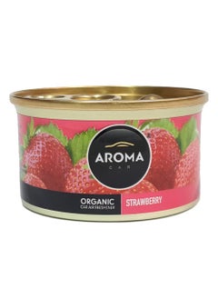 AROMA CAR Aroma Car Organic Air Freshener – strawberry Scent – 40g 
