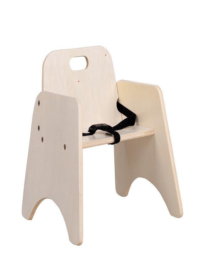 Angeles Children’s Factory Toddler Chair with Strap, Baby Activity Seat, Toddler Feeding Chair, 9" H Seat - Image 1