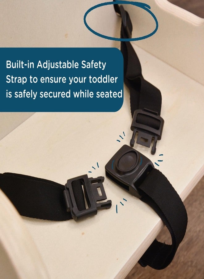 Angeles Children’s Factory Toddler Chair with Strap, Baby Activity Seat, Toddler Feeding Chair, 9" H Seat - Image 4