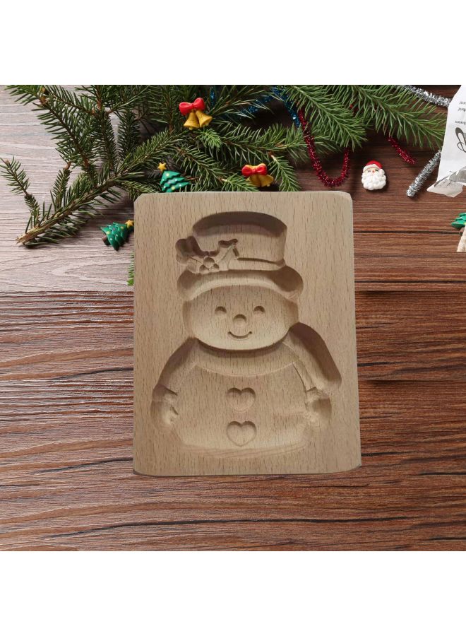 Daily Use Kitchen Utensils/biscuit Molds/heart-shaped Biscuit Molds-Color:Snowman With Square Hat 10*8*2cm-about 100g - Image 1