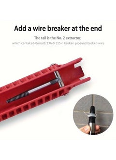 Generic 14-in-1 Multi-Functional Sink Faucet Repair Wrench - Premium Kitchen and Bathroom Pipe Repair Tool with Adjustable Jaw and Ergonomic Handle - Easy DIY Plumbing Solution  - Image 5