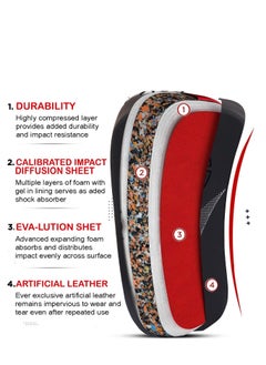 Spall Kicking Strike Shield - Curved Pad Boxing Punching Training Mitts Arm Focus Target for Martial Arts Taekwondo Karate Muay Thai UFC MMA Sanda Drill PU Leather  - Image 5