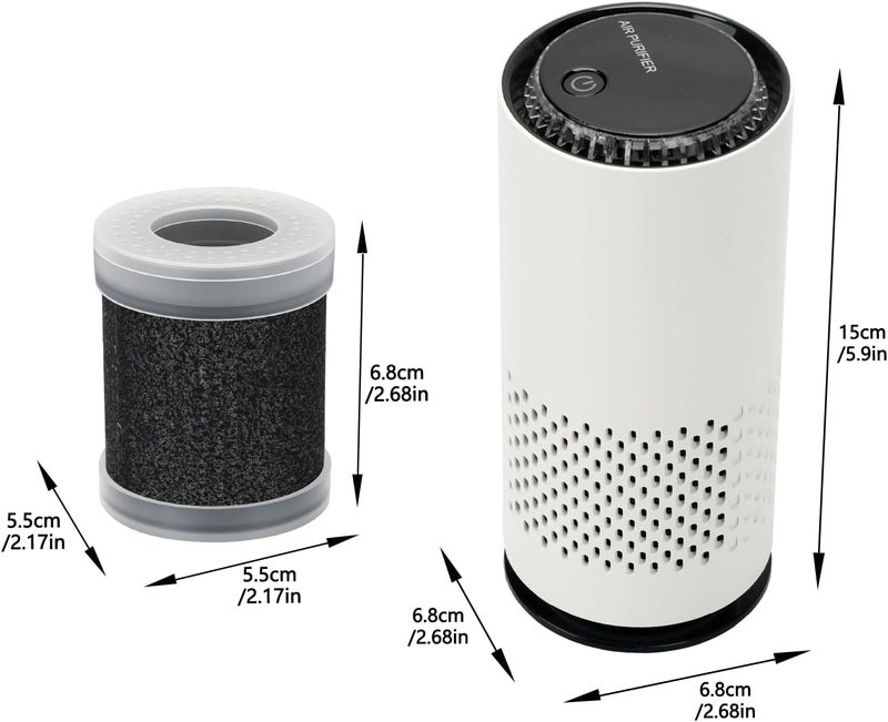 FYY Air Purifier H13 HEPA Activated Carbon Filter for JHQ-T4, Removes Dust, PM2.5 and Odors, Replacement Filter for JHQ-T4 Air Purifier - Image 2
