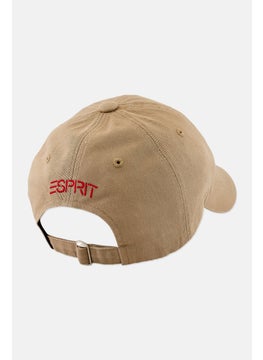 ESPRIT Women Embroidered Logo Adjustable Cap, Beige  - Image 2