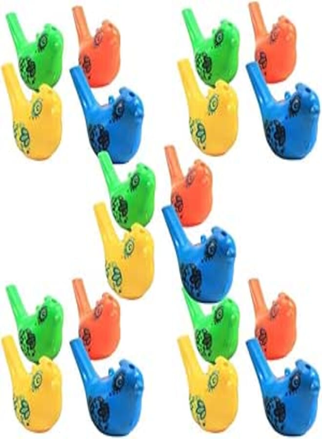 20 Pieces Toys Musical Toy Whistle For Kids Bathtime Water Bird Whistle Toys With Different Sounds Toy For Girls And Boys, Gifts, Birthday, Christmas, Giveway