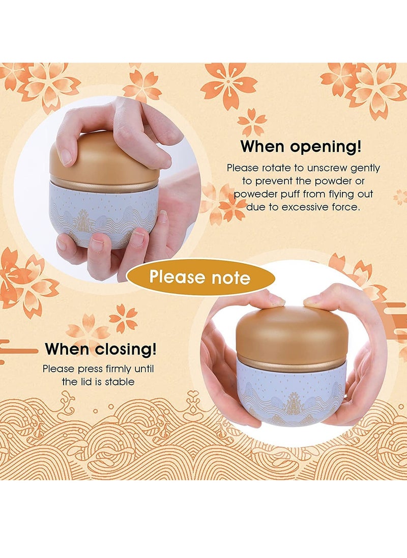 Generic - Powder Case with Puff for Body Empty Container Dusting Box Baby After Bath Kit Makeup Dispenser - Image 1