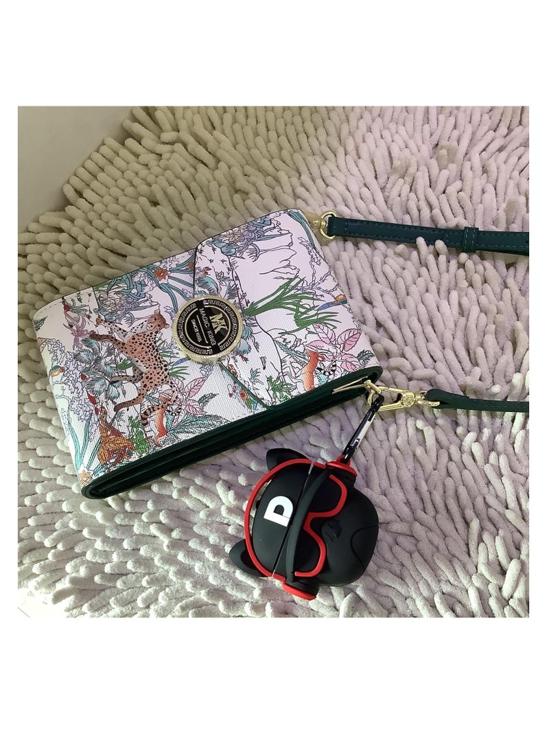 AirPods 4 Case Silicone Anime, Funny Cute 3D Cartoon Soft Protective Case and Skin Case Cover with Carabiner,Shockproof Bulldog - Image 3