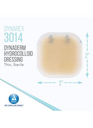 Dynarex DynaDerm Hydrocolloid Dressing, Sterile Moist Bandages Used for All Kinds of Wound, 2" x 2", Thin and Latex-Free, Pack of 20 - pzsku/Z6EB73048E3DBB95F7FE5Z/45/1747746028/eae2d7e5-fe9a-4a1a-bf08-f4bdb30d2681