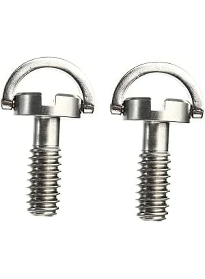 Stainless Steel D Ring Flat Head Screws for Tripod Camera Mount Quick Release Monopod Telescope - Image 1