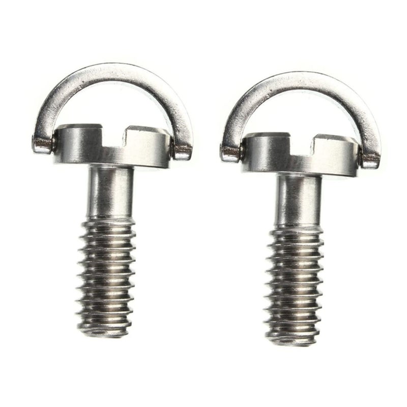 Stainless Steel D Ring Flat Head Screws for Tripod Camera Mount Quick Release Monopod Telescope - Image 2
