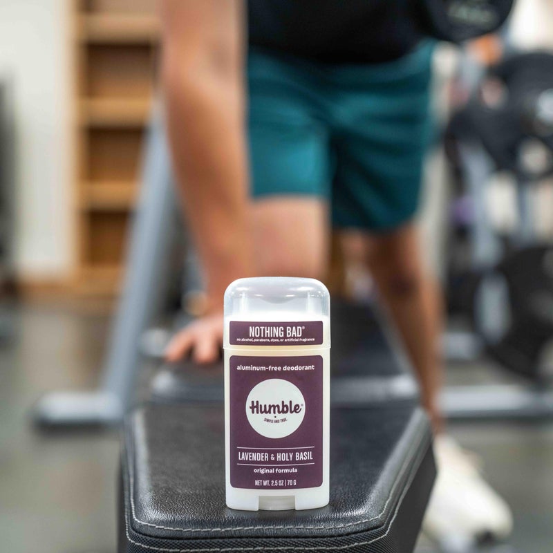 HUMBLE SIMPLE AND TRUE. HUMBLE BRANDS Original Formula Aluminum-free Deodorant. Long Lasting Odor Control with Baking Soda and Essential Oils, Lavender and Holy Basil, Pack of 1 - Image 2