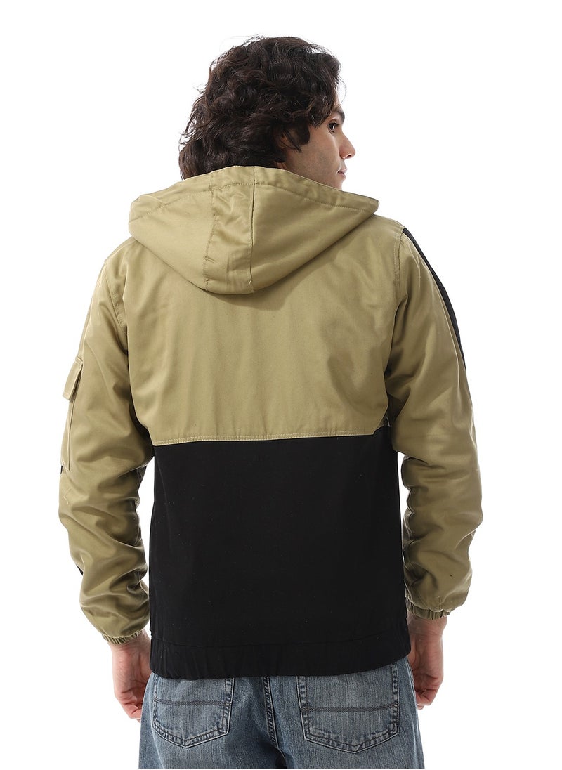 Caesar - Mens Jabardine Lining Jacket With Zipper - Image 1