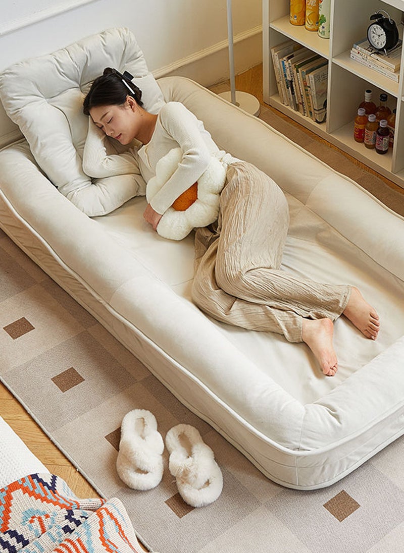 Sharpdo Sofa Bed,Single Sofa, Lazy Sofa,Can Lie down and Sleep, Reclining Tatami  - Image 2