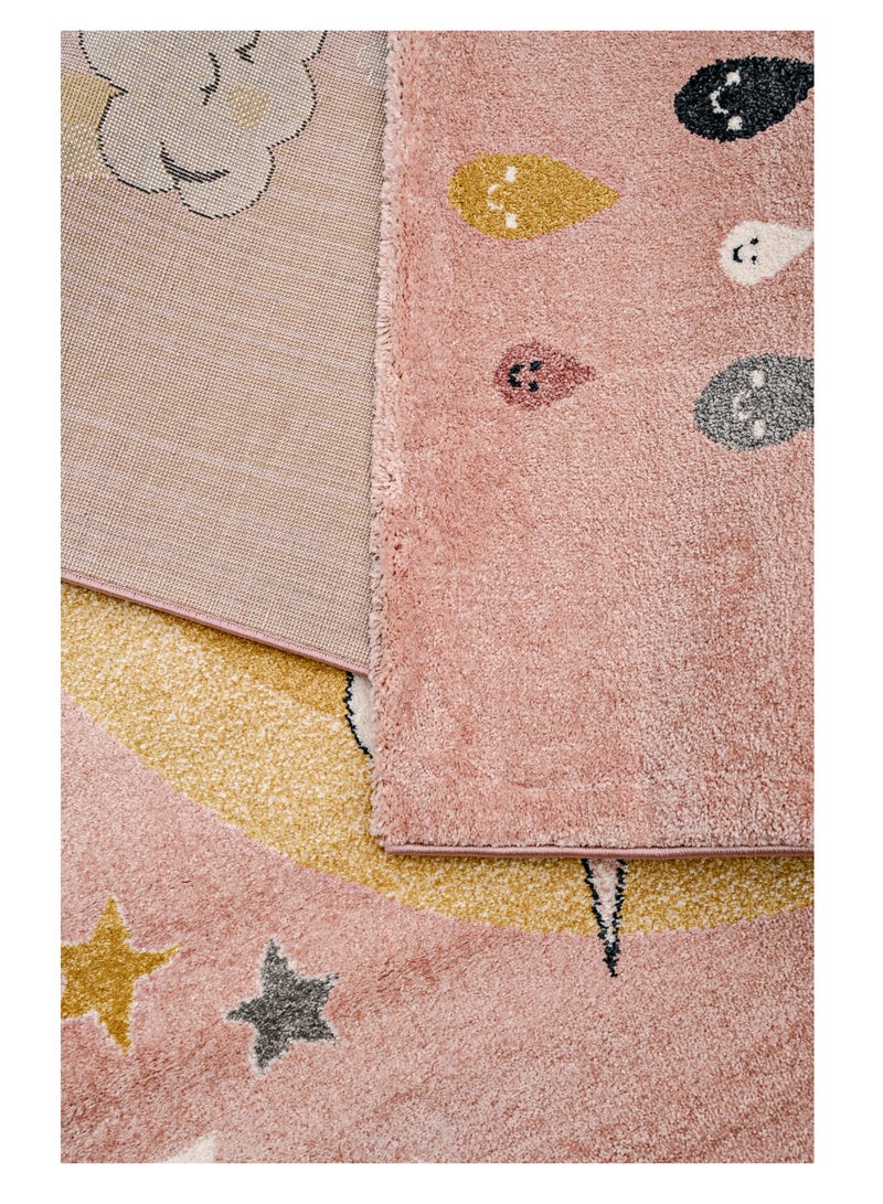 MILANO B9763A L. PINK / WHITE 120X180 Kids Rug - Image 4