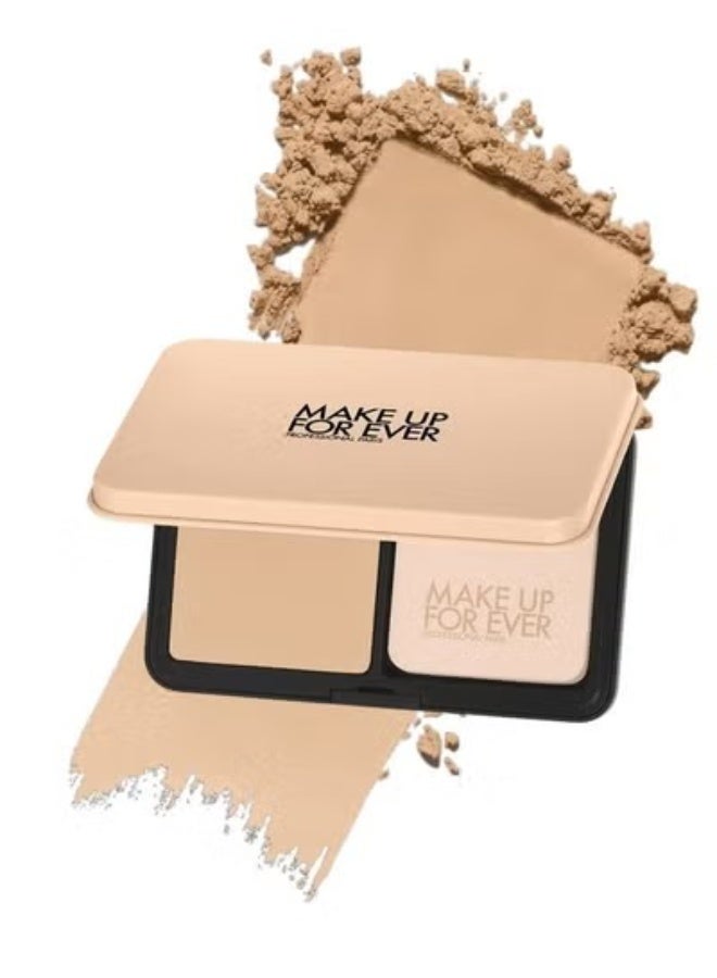 MAKE UP FOR EVER HD Skin Matte Velvet Blurring Foundation & Setting Powder 11g – Shade 1Y08 Warm Porcelain – For Fair to Light Skin Tones with Yellow Undertones - Image 1