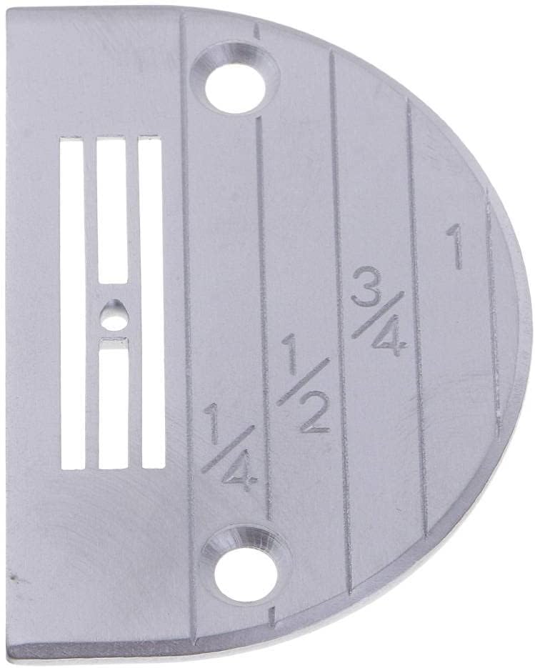 كلاراكو صفيحة إبرة لماكينة خياطة صناعية بإبرة واحدة، فضية، E20 - Image 1