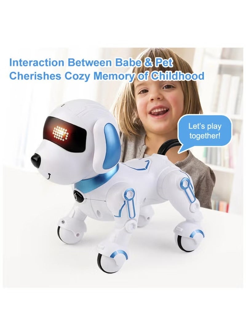 Beauenty Interactive Puppy - Smart Pet, Electronic Robot Dog Toys for Age 3 4 5 6 7 8 Year Old Girls, Gift Idea for Kids Voice Control＆Intelligent Talking - Image 4