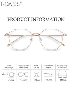 Blue Light Blocking Glasses Blue Light Filter Computer Reading Gaming TV Phones Round Eyeglasses Fashion Anti Eyestrain Headache Eyewear for Women Men - pzsku/Z6EB79A9FB029013C7F0EZ/45/_/1715761398/e8f89726-9cda-4827-b0c8-e89f35f55b89