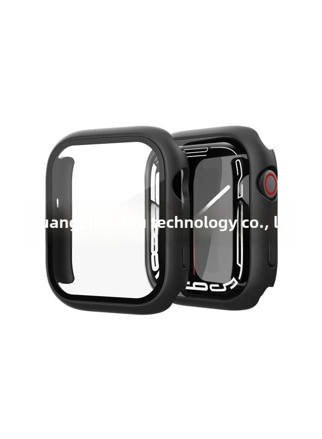 مناسب لساعة Apple Watch S10/9/8/7/6، غلاف واقٍ مقاوم للماء، غلاف مقوى مدمج، iwatch ultra-اللون: لون النجمة الأصلي (الفيلم العاري) - حجم المظهر: 44 مم (الجيل 4/5/6/se/se2) - Image 4