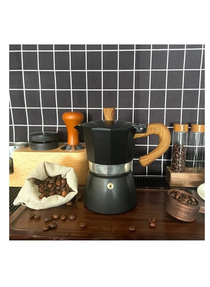 Laying Stovetop Espresso and Moka Maker (3 Cups), Leak Proof, Perfect for Authentic Cuban and Italian Espresso (Black)  - Image 3