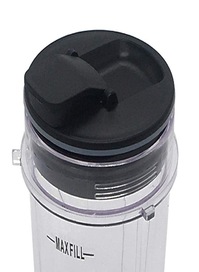 جويستار كوب بديل من جويستار سعة 16 أونصة (16 أونصة) مع صنبور وغطاء مانع للتسرب وشفرة لجهاز نوتري نينجا BL810 30/BL810C/BL810QON 30/BL810QSL 30 /BL820 30/BL830 30/BL830CB 30 (BL810) - Image 3