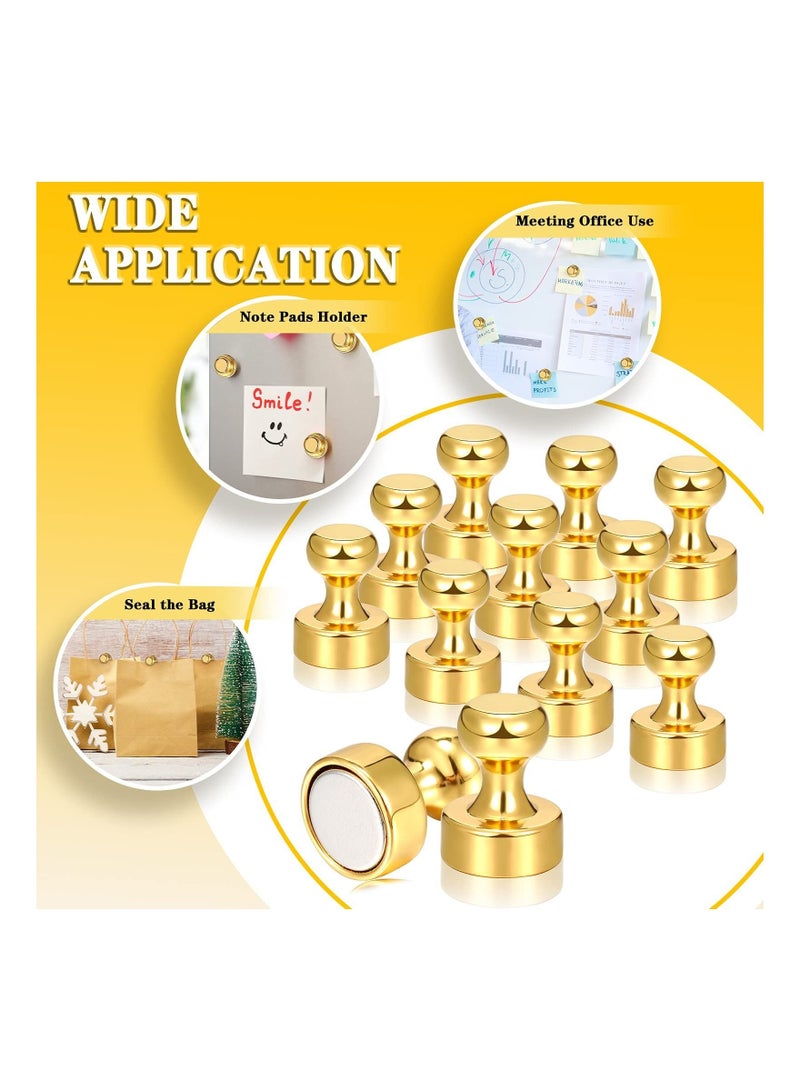 كابتن تيك 12 Solid Refrigerator Magnets Heavy Refrigerator Magnets White Board Magnets For Office Use - Image 4