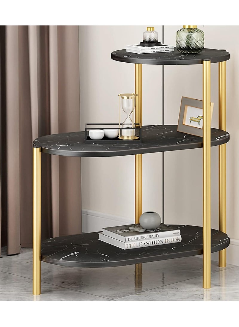 DubaiGallery Engineered Wood Sofa Side Table Coffee Table End Table Center Table Tea Table Nesting Table Living Room Bedroom Reception Office - Image 1