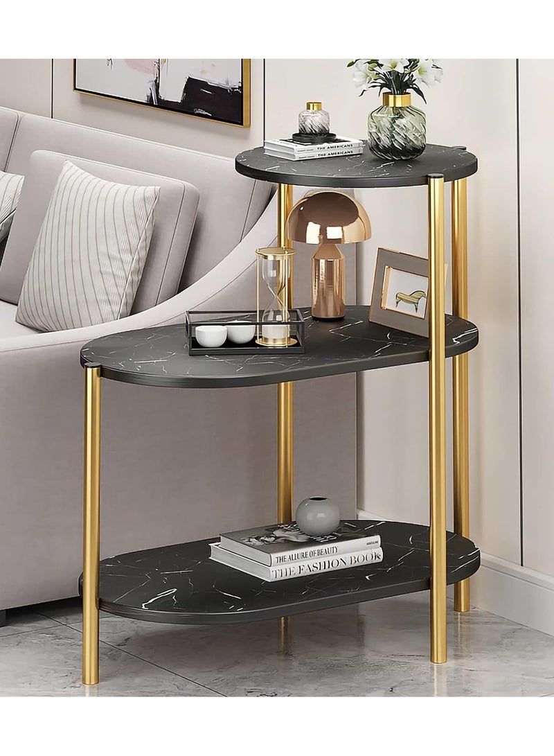 DubaiGallery Engineered Wood Sofa Side Table Coffee Table End Table Center Table Tea Table Nesting Table Living Room Bedroom Reception Office - Image 3