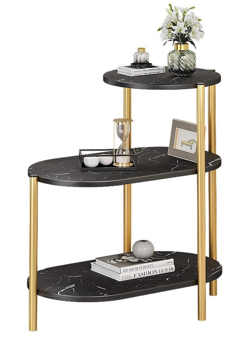 DubaiGallery Engineered Wood Sofa Side Table Coffee Table End Table Center Table Tea Table Nesting Table Living Room Bedroom Reception Office - Image 2