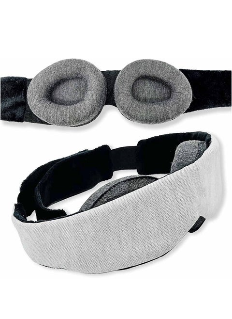 Sleep Mask Blackout,Zero Eye Pressure,Comfortable & Breathable Eye Mask for Sleeping Adjustable Blinder Blindfold Airplane with Travel Pouch,Night Companion Eyeshade for Women Men Kid