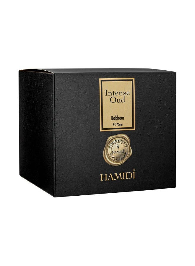 DANUBE HOME Hamidi Intense Oud Bakhoor 70g Premium Incense Long Lasting Aroma - Image 2