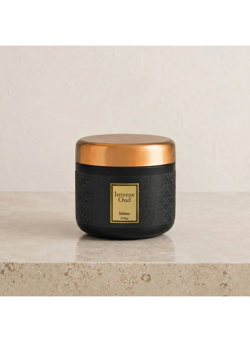 DANUBE HOME Hamidi Intense Oud Bakhoor 70g Premium Incense Long Lasting Aroma - Image 1