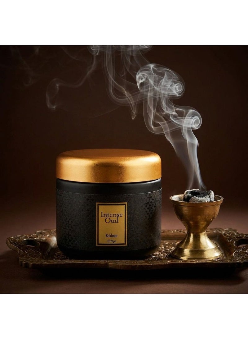 DANUBE HOME Hamidi Intense Oud Bakhoor 70g Premium Incense Long Lasting Aroma - Image 4