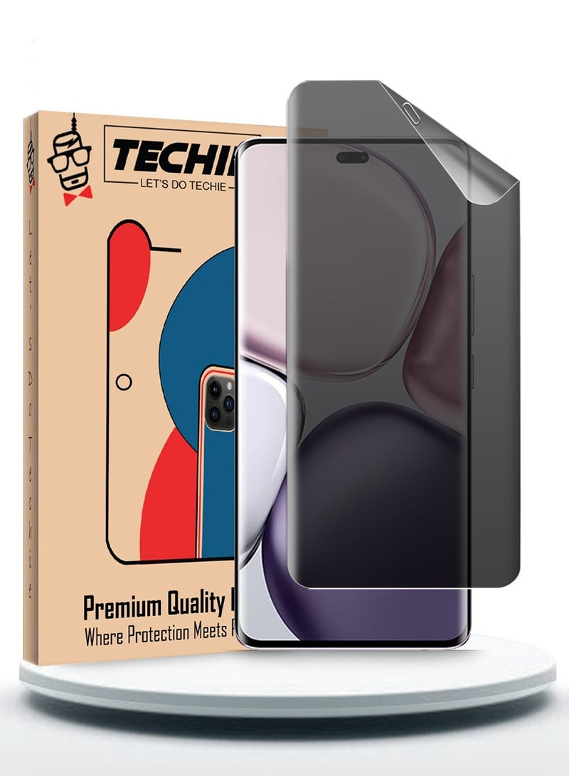 Techie Honor X9C Full Cover Matte Ceramic Privacy Screen Protector - Explosion-Proof, Anti-Bubble, Anti-Fingerprint - Image 1