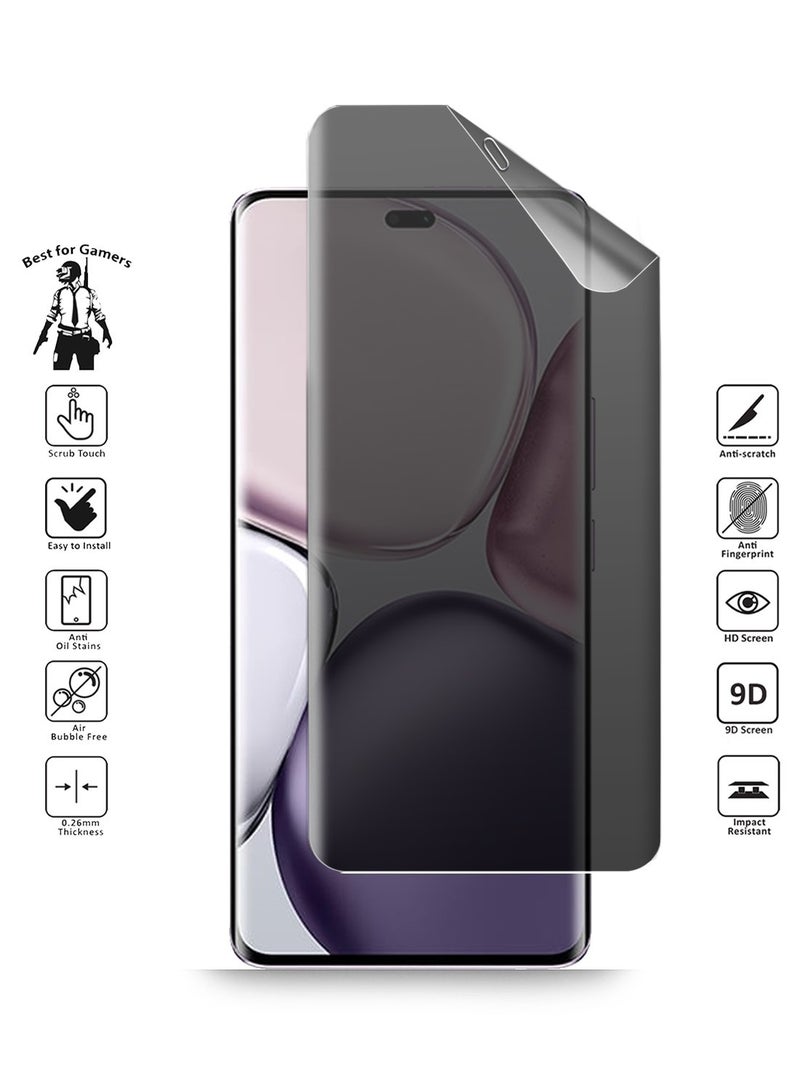 Techie Honor X9C Full Cover Matte Ceramic Privacy Screen Protector - Explosion-Proof, Anti-Bubble, Anti-Fingerprint - Image 4