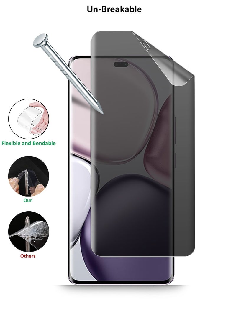 Techie Honor X9C Full Cover Matte Ceramic Privacy Screen Protector - Explosion-Proof, Anti-Bubble, Anti-Fingerprint - Image 2