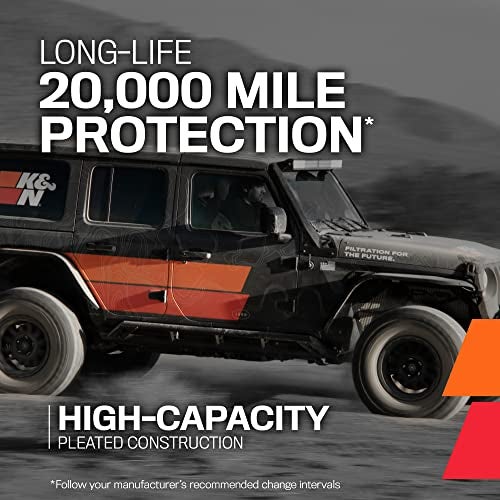 K+N K&N Premium Oil Filter: 20,000 Mile Engine Protection with Wrench Off Nut: Compatible with Select JEEP/AMC/BUICK/PONTIAC Vehicle Models (See Product Description for Select Models), HP-2003 - Image 3