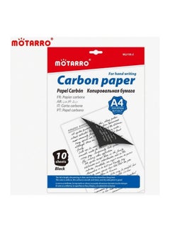 Carbon Copy Paper 10 Sheets Black Graphite Paper A4 Transfer Tracing Paper