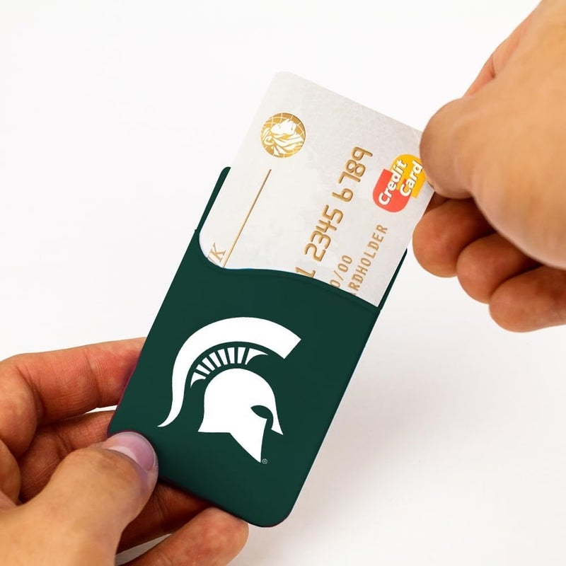 Guard Dog Silicone Credit Card Holder/Phone Wallet - Michigan State Spartans - Image 2