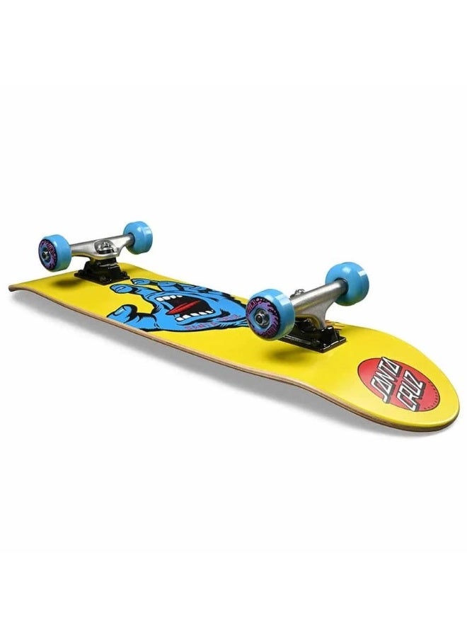 Santa Cruz Screaming Hand Yellow Mini 7.75" x 30.0" Skateboard Complete - Image 3