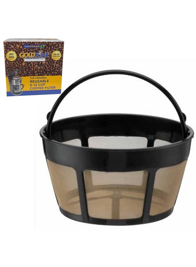 GOLDTONE Reusable 8-12 Cup Basket Coffee Filter fits Hamilton Beach Coffee Makers and Brewers. Replaces your Hamilton Beach Reusable Coffee Filter - BPA Free - Image 1